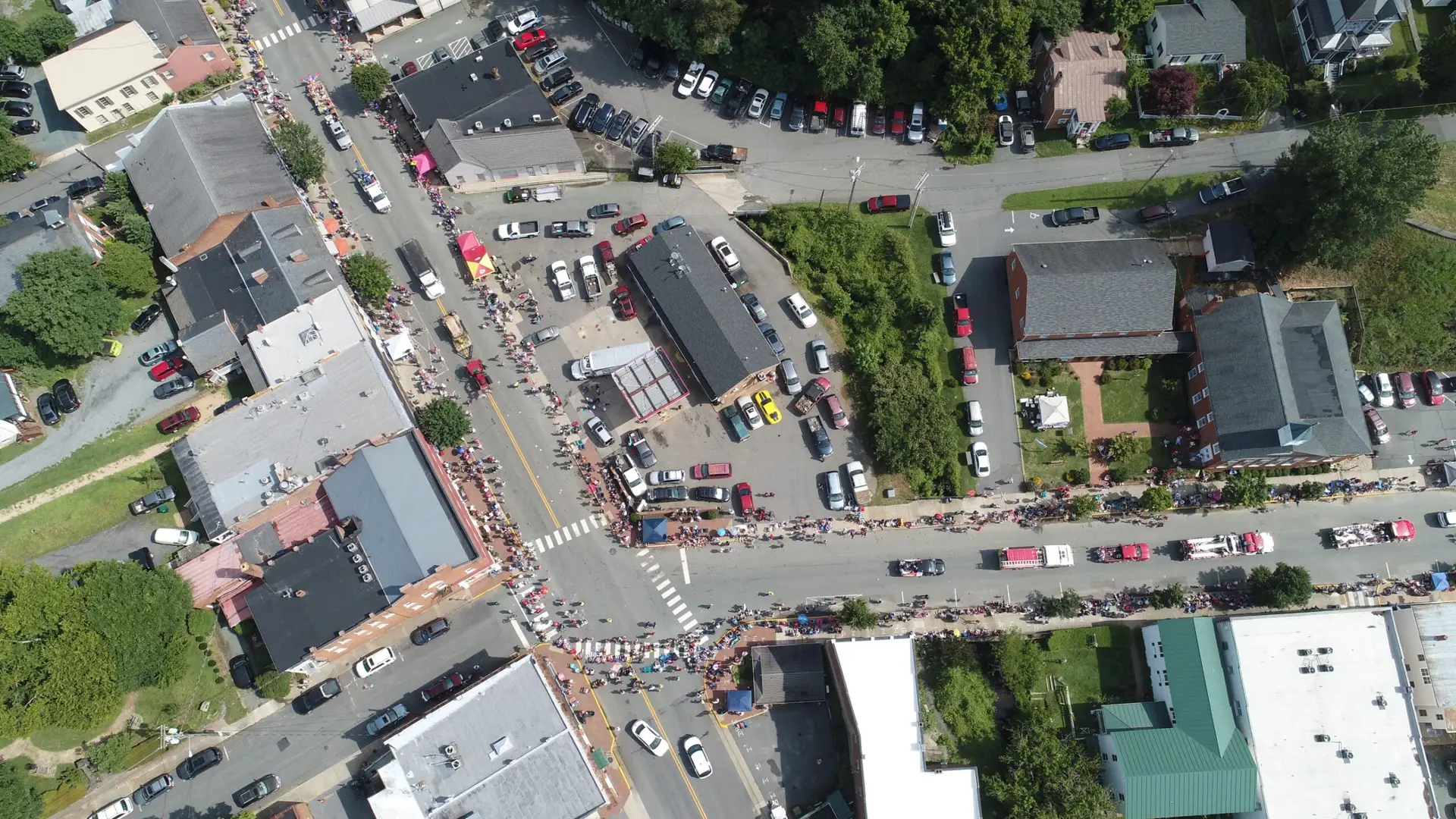 Aerial view from drone operations supporting traffic monitoring
